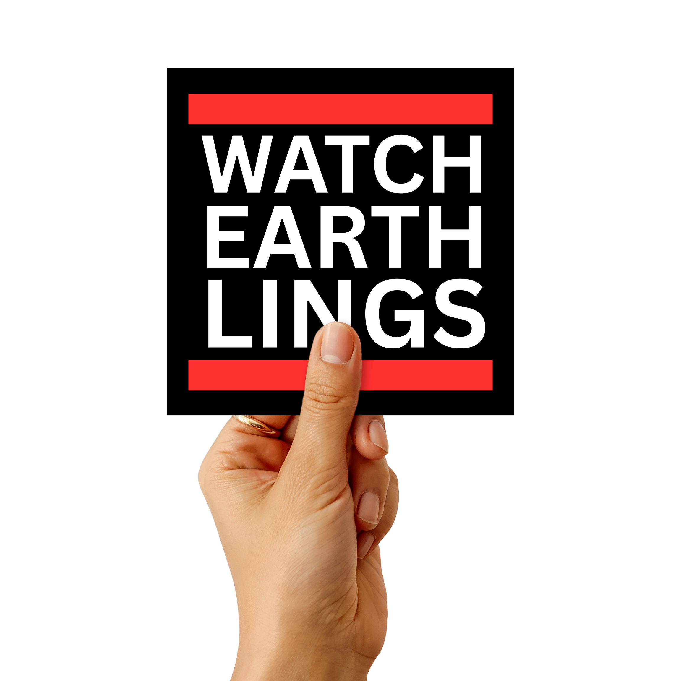 Watch Earthlings - Aufkleber