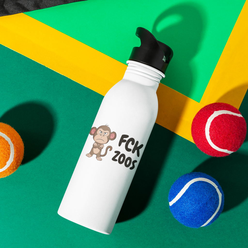 FCK ZOOS - Edelstahl-Trinkflasche