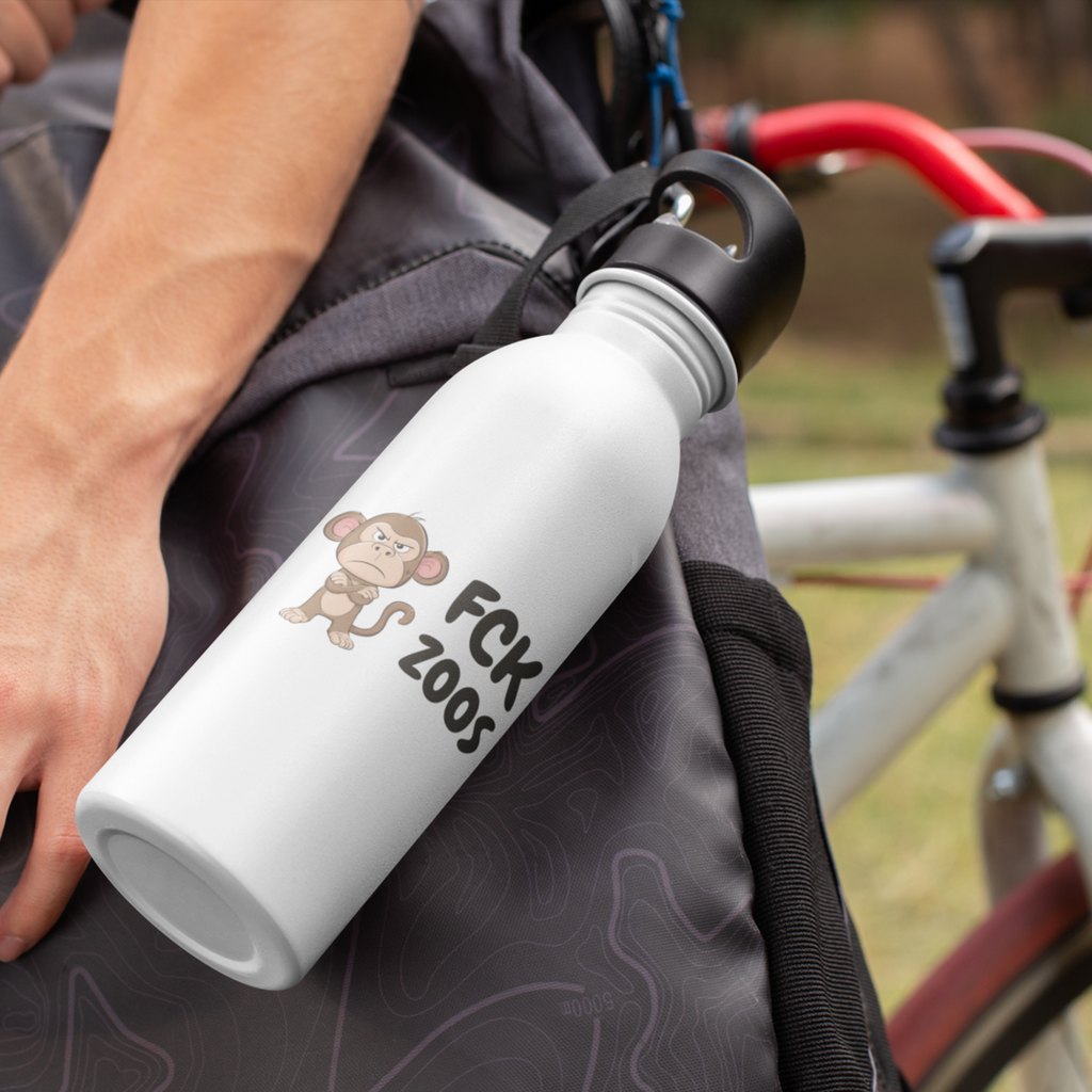 FCK ZOOS - Edelstahl-Trinkflasche