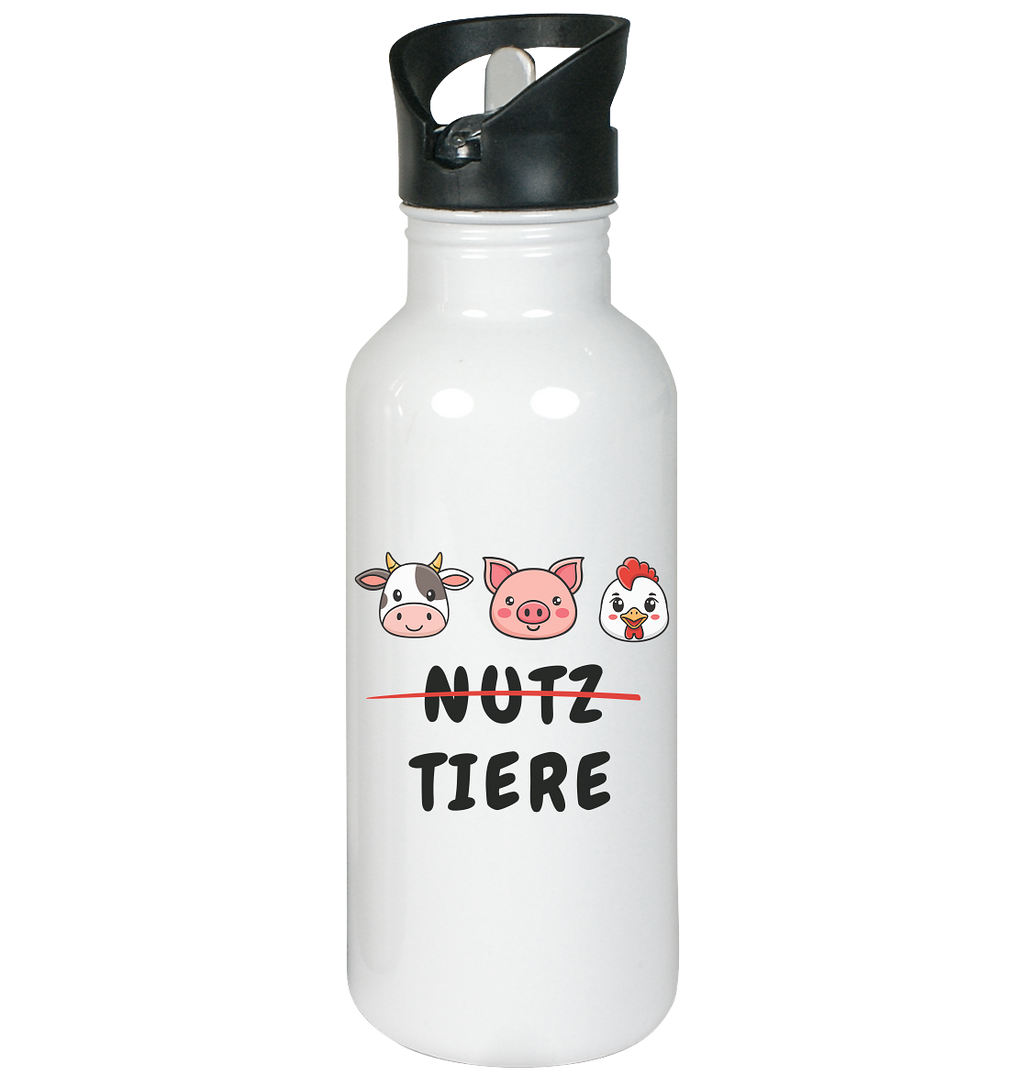 (Nutz)Tiere - Edelstahl-Trinkflasche