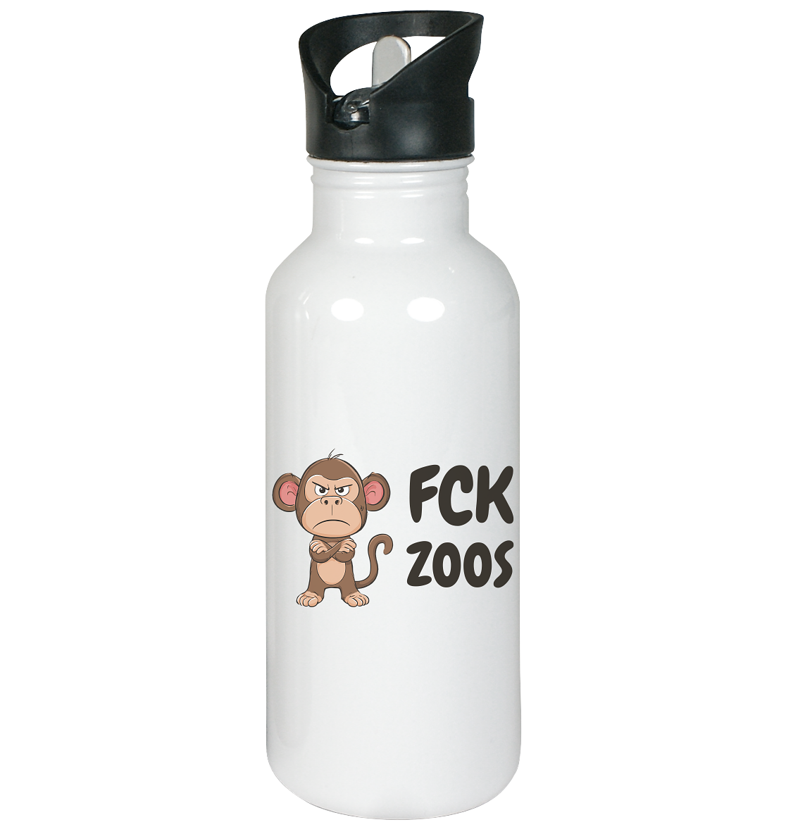 FCK ZOOS - Edelstahl-Trinkflasche
