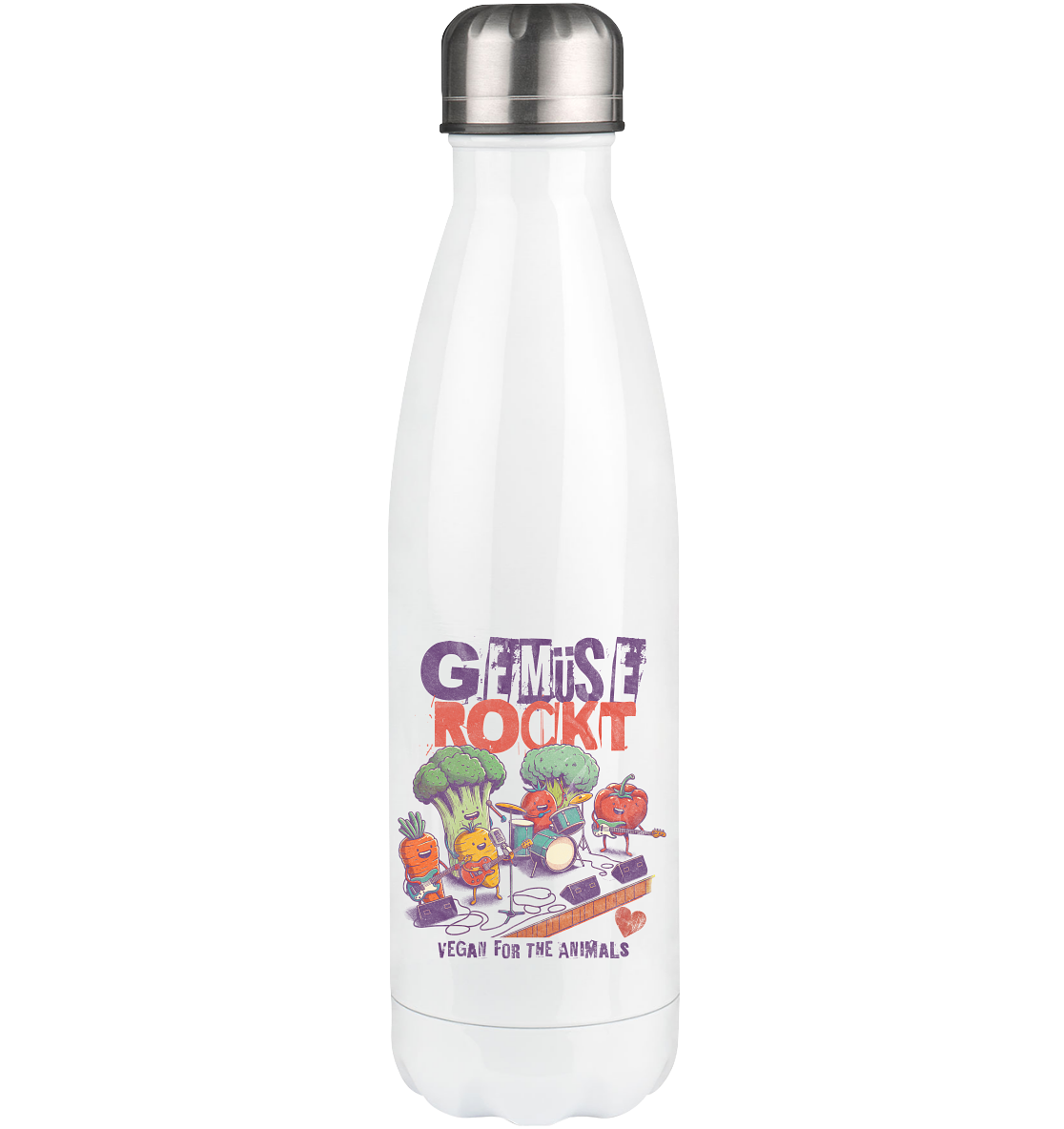 Gemüse rockt - Isolierflasche
