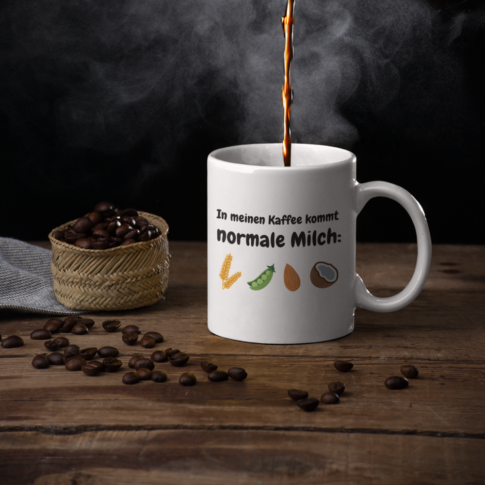 Normale Milch - Tasse
