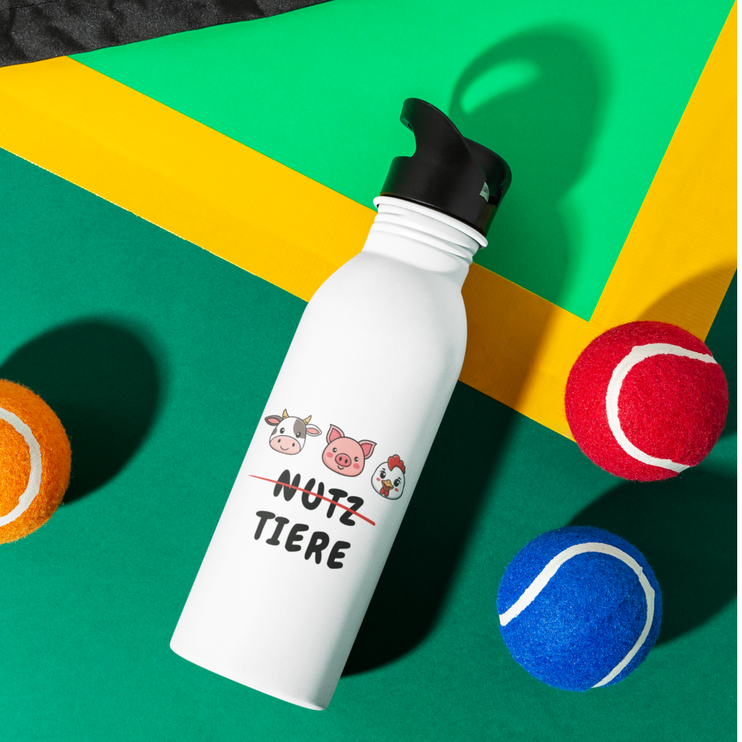 (Nutz)Tiere - Edelstahl-Trinkflasche