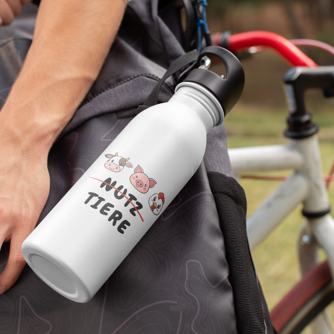 (Nutz)Tiere - Edelstahl-Trinkflasche